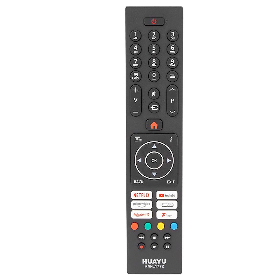 VESTEL RM-L1772 NETFLIX-YOUTUBE-PRIME VIDEO TUŞLU UNIVERSAL LCD LED TV KUMANDA*17773