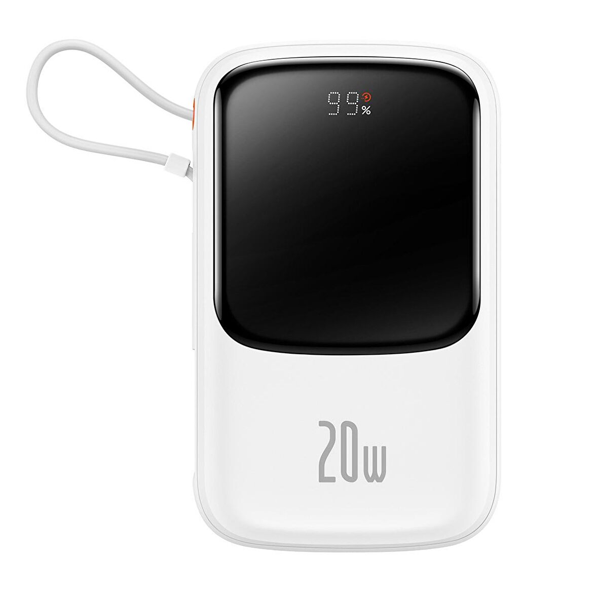 Baseus Qpo W Pro 10000 mAh Hızlı Şarj Powerbank Beyaz 