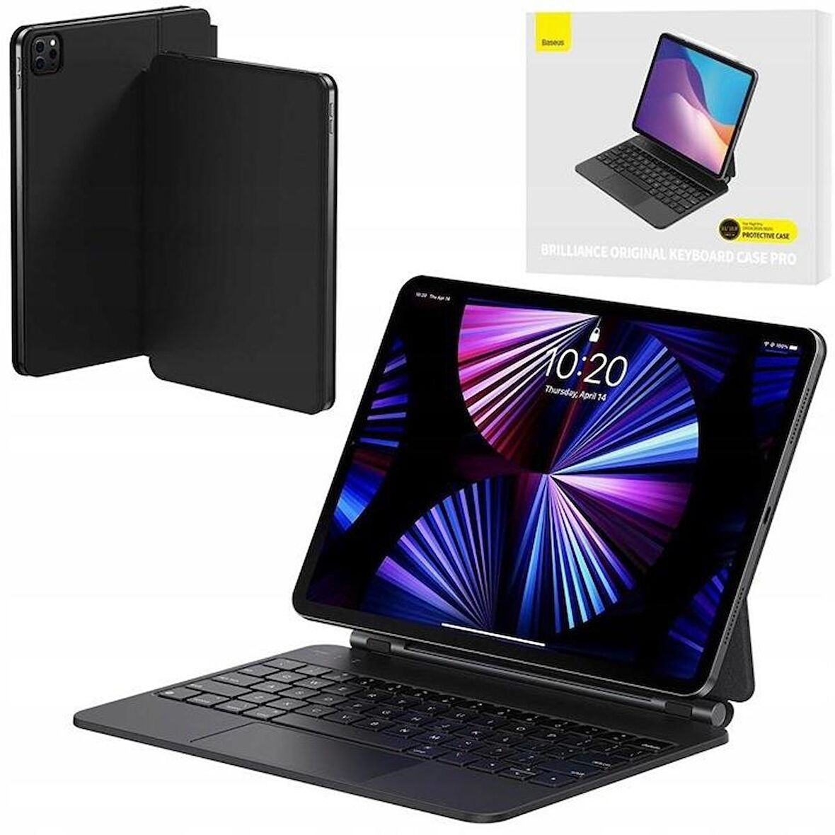 Baseus Sihirli Klavye / Kılıf Apple iPad Pro 11 ( 1, 2 ve 3 ncü Nesil ) İpad Air 4 (2020) / İpad Air 5 (2022)