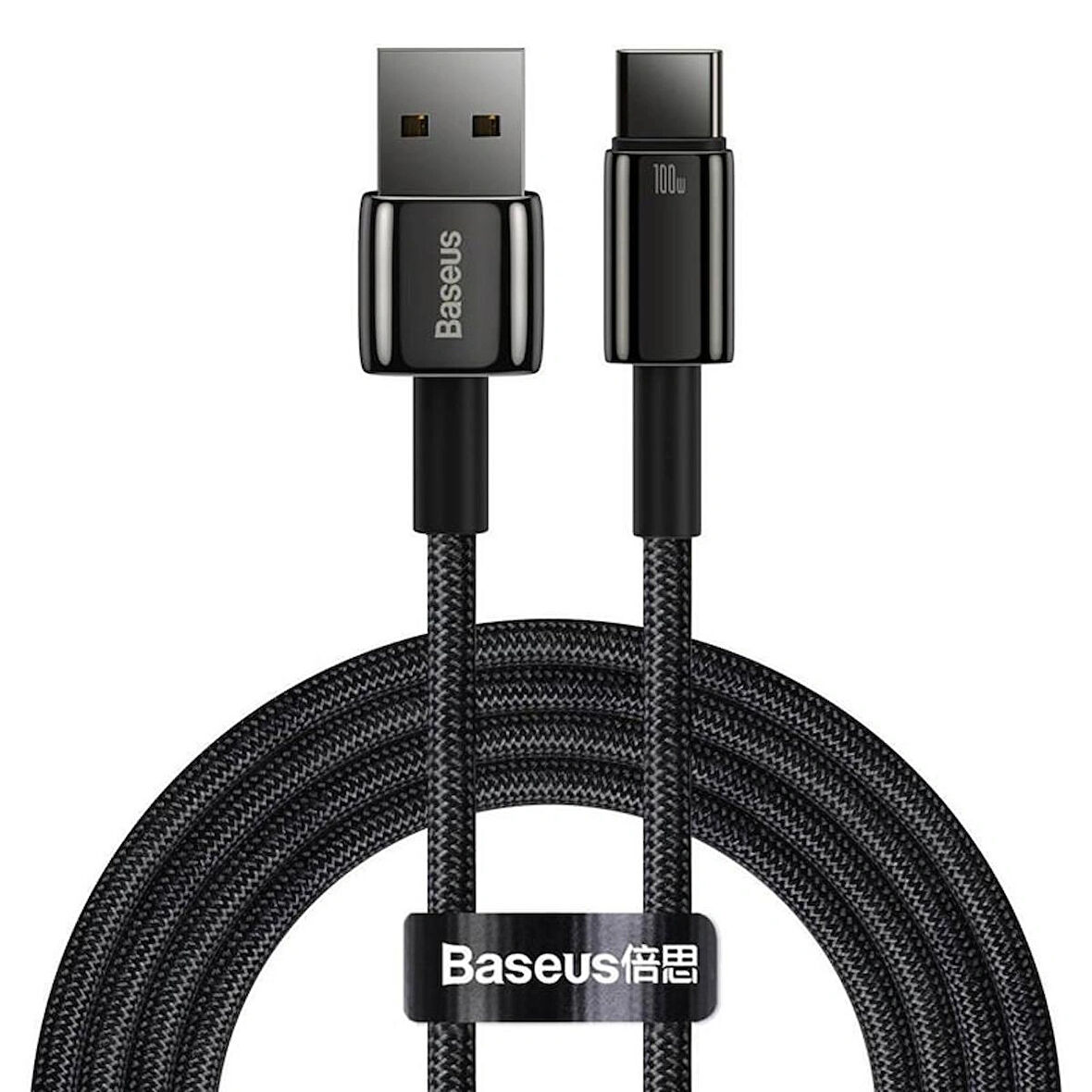 Baseus Tungsten Gold Hızlı Şarj Data Kablosu USB to Type-C 100W 2m