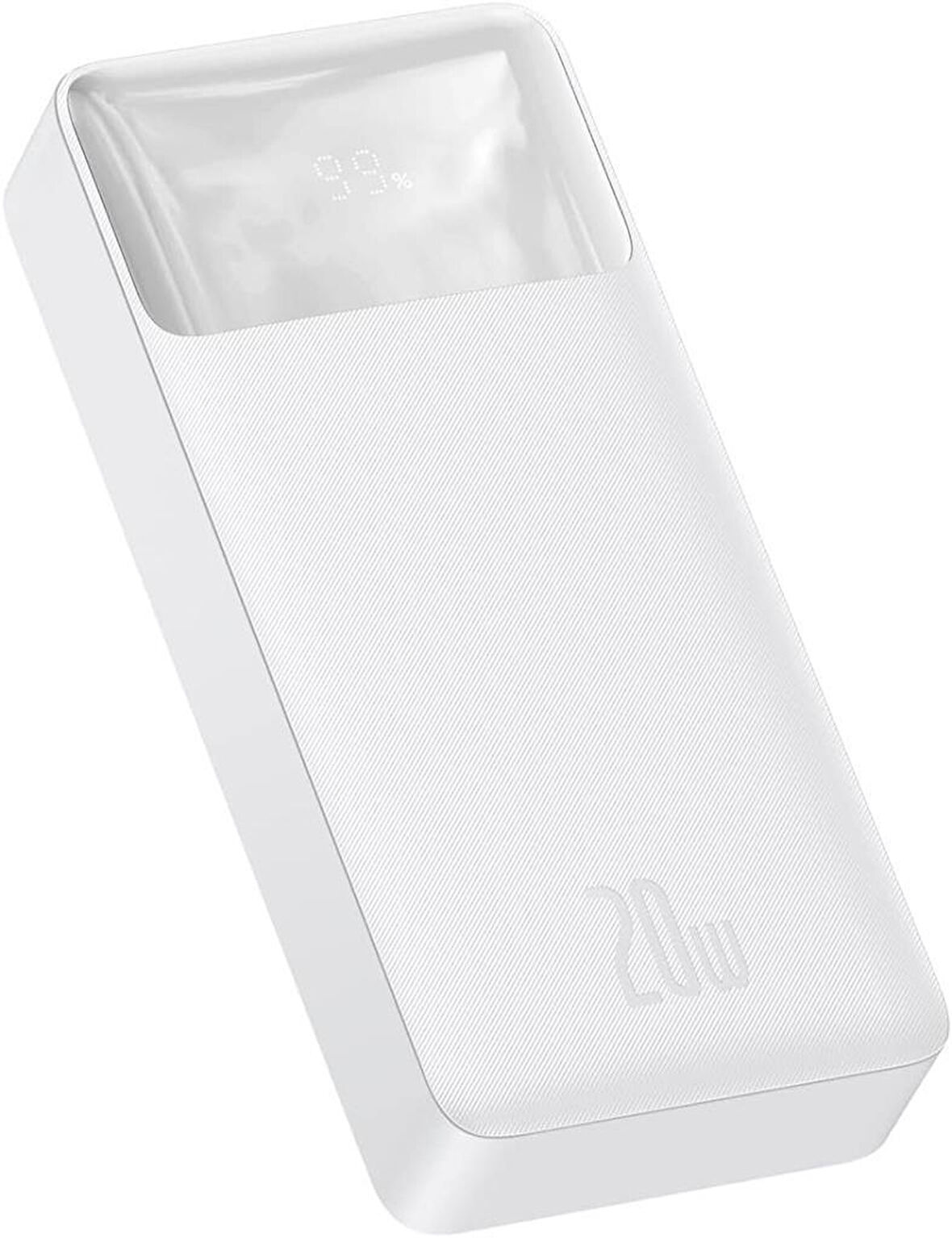 Baseus Bipow Overseas Edition Beyaz 20000 mAh Hızlı Şarj Powerbank - Teşhir