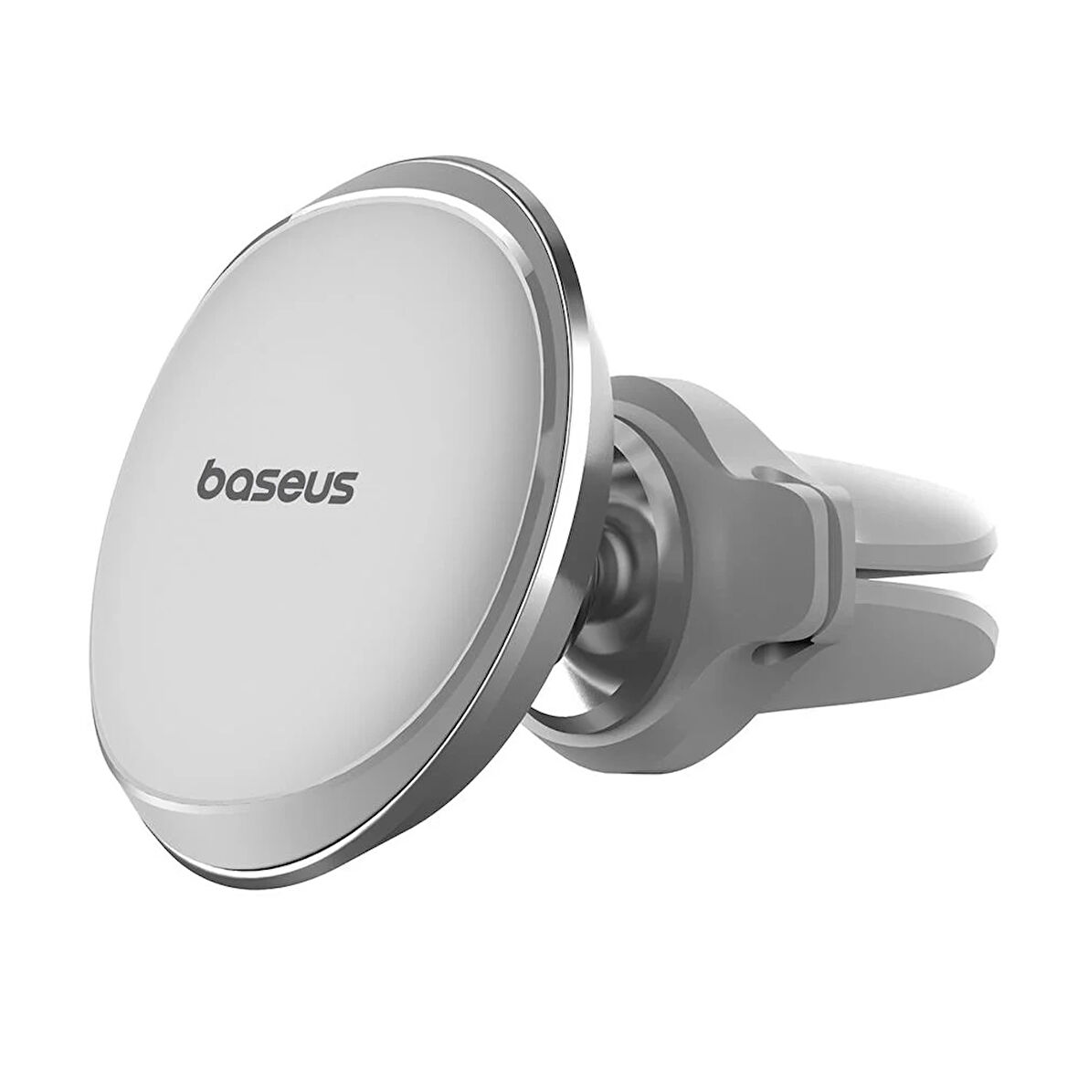 Baseus Magnetic Air Vent Oversaes Mıknatıslı ve Kablo Tutuculu Araç İçi Telefon Tutucu-Frost Gri