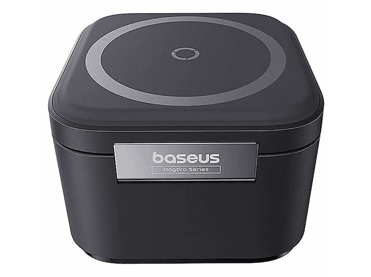 BASEUS MagPro 2-in-1 Magnetik Wireless Şarj Cihazı 25W Kozmik Siyah