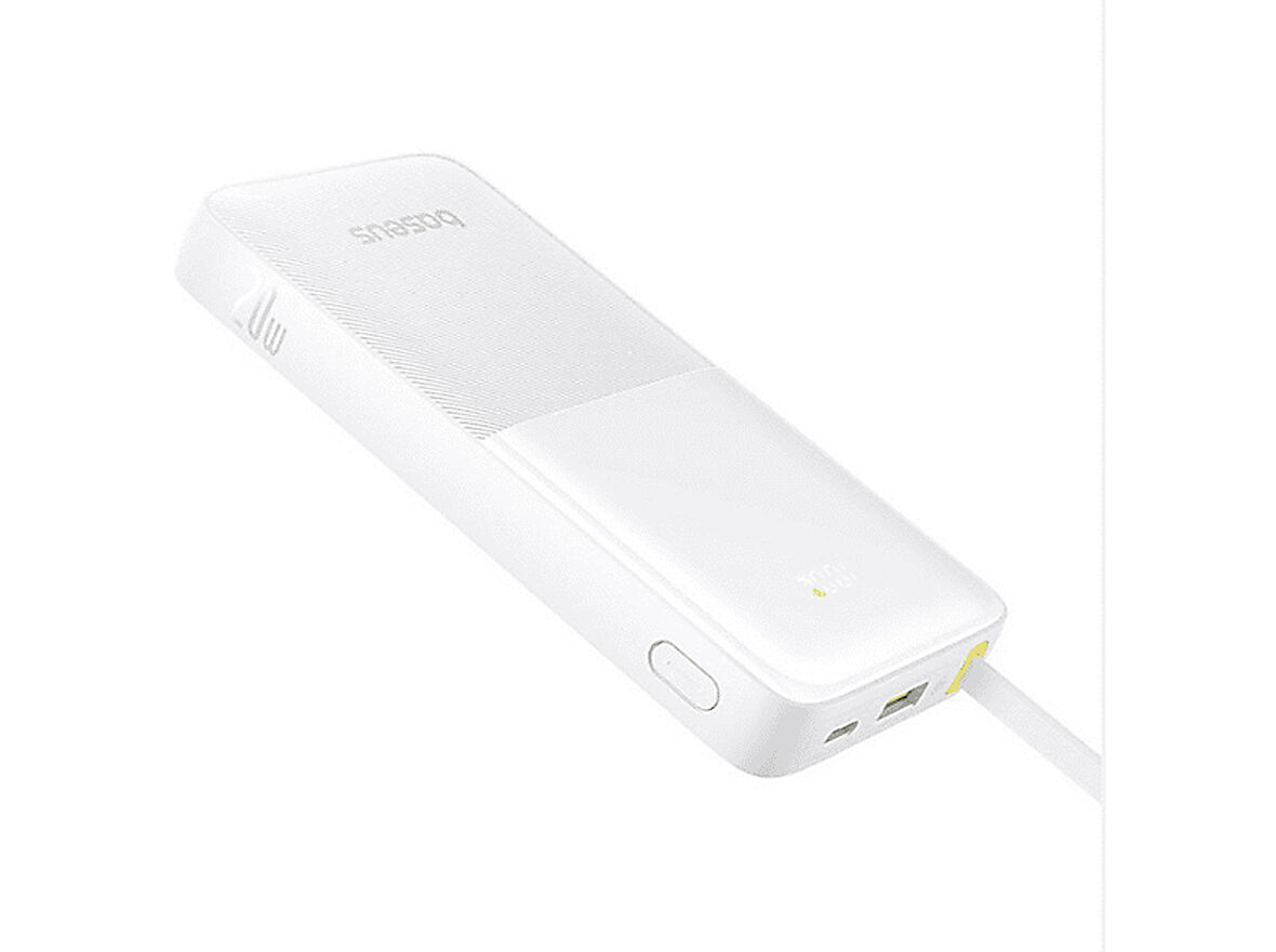BASEUS Bipow 2 10000mAh Taşınabilir Şarj Cihazı Beyaz