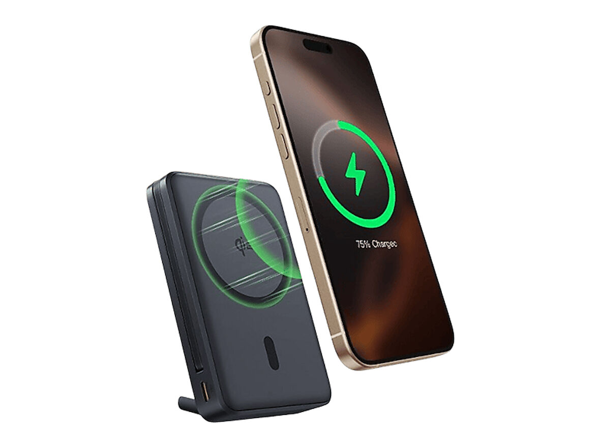 BASEUS Nomos Qi2 10.000 mAh 45W Manyetik Taşınabilir Şarj Cihazı Siyah