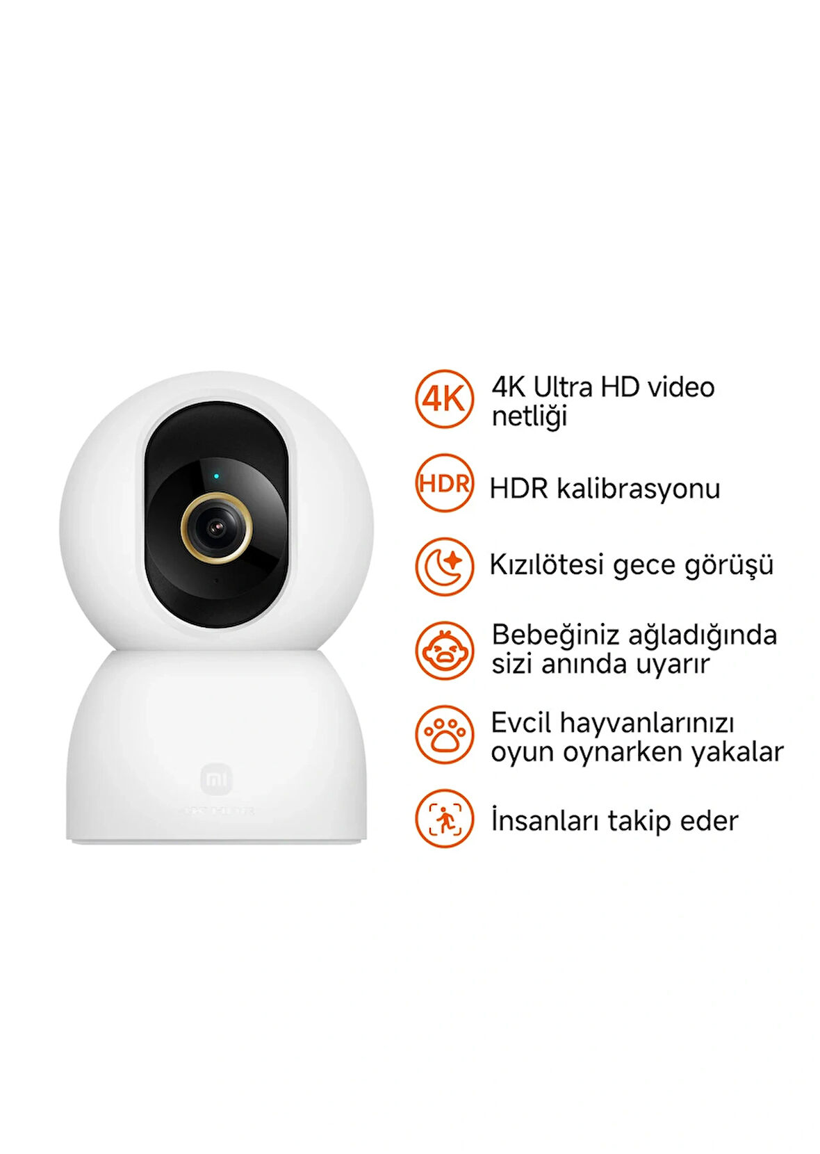 Xiaomi Smart Camera C701 4K Akıllı Güvenlik Kamerası (Xiaomi Türkiye Garantili)