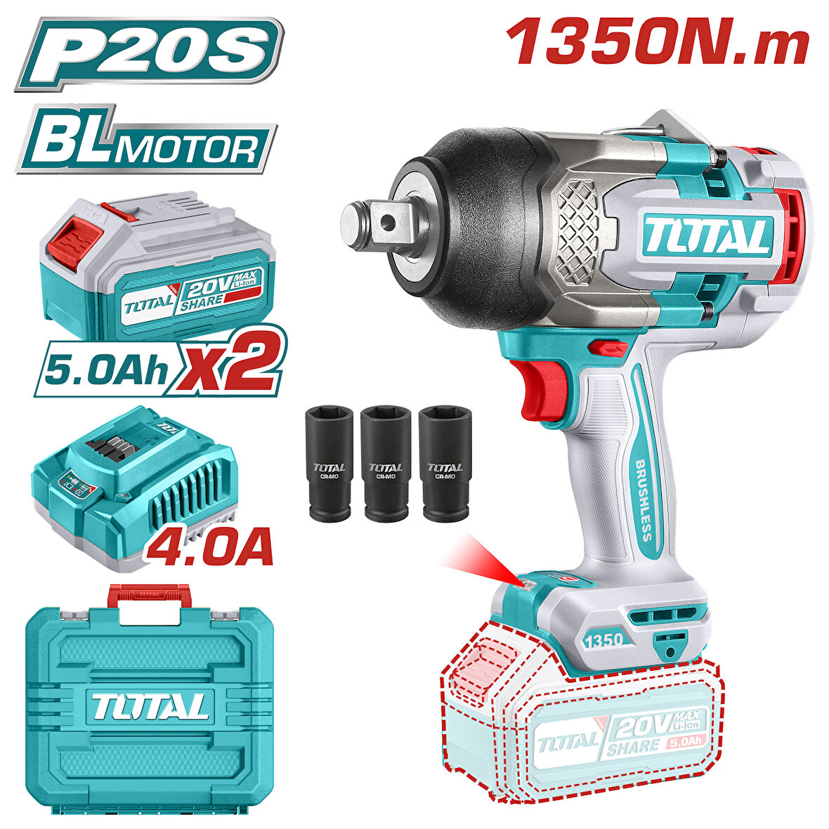 LI-ON AKÜLÜ 1350 NM SOMUN SÖKME