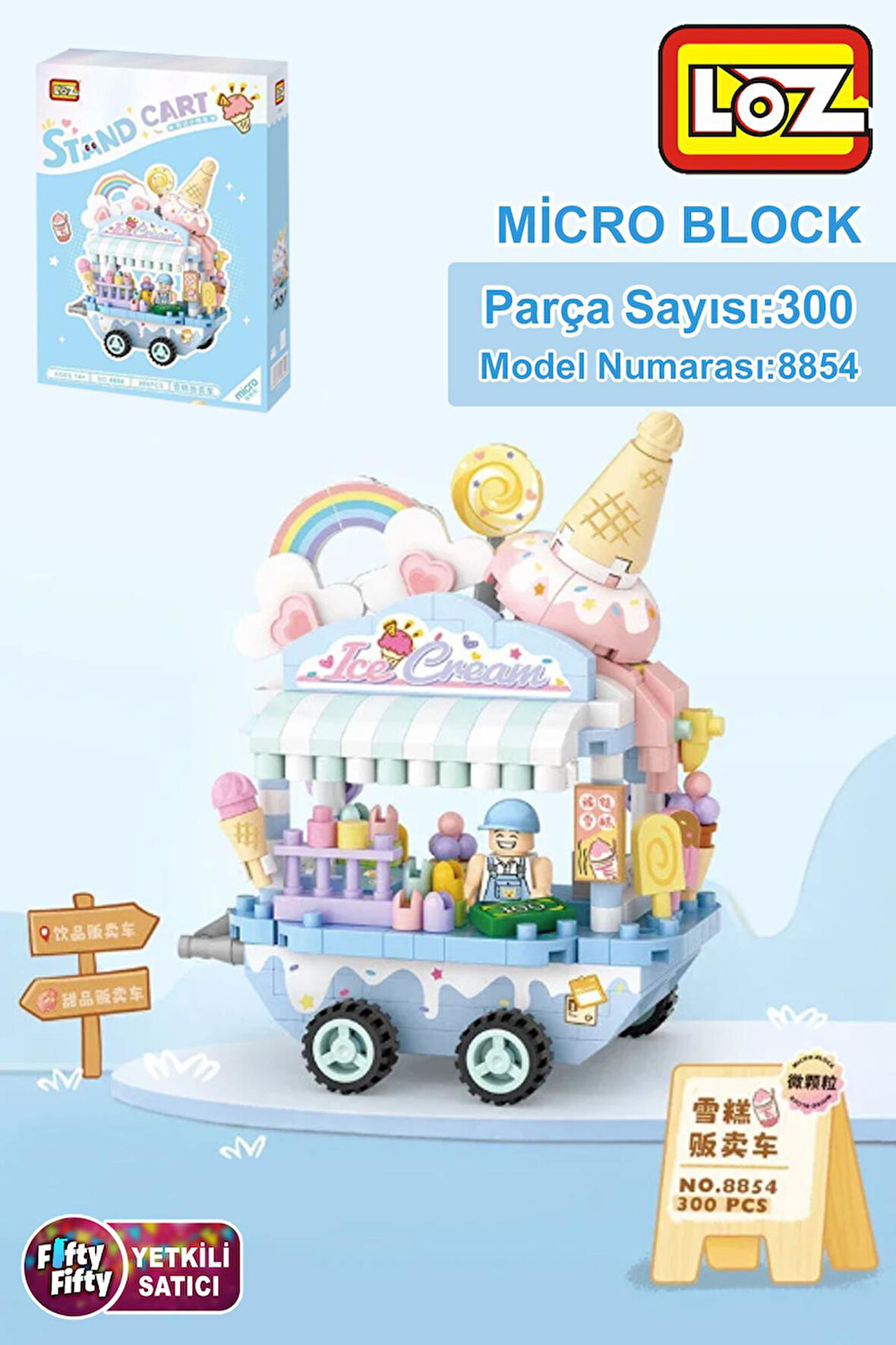 VAGONLİFE LOZ DONDURMA ARABASI 300 PARÇA