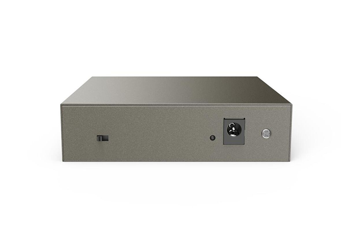 Tenda TEF1106P 6 Port 4 Port Poe+ 10-100 + 2 Port Uplink Switch Çelik Kasa Rack Mount