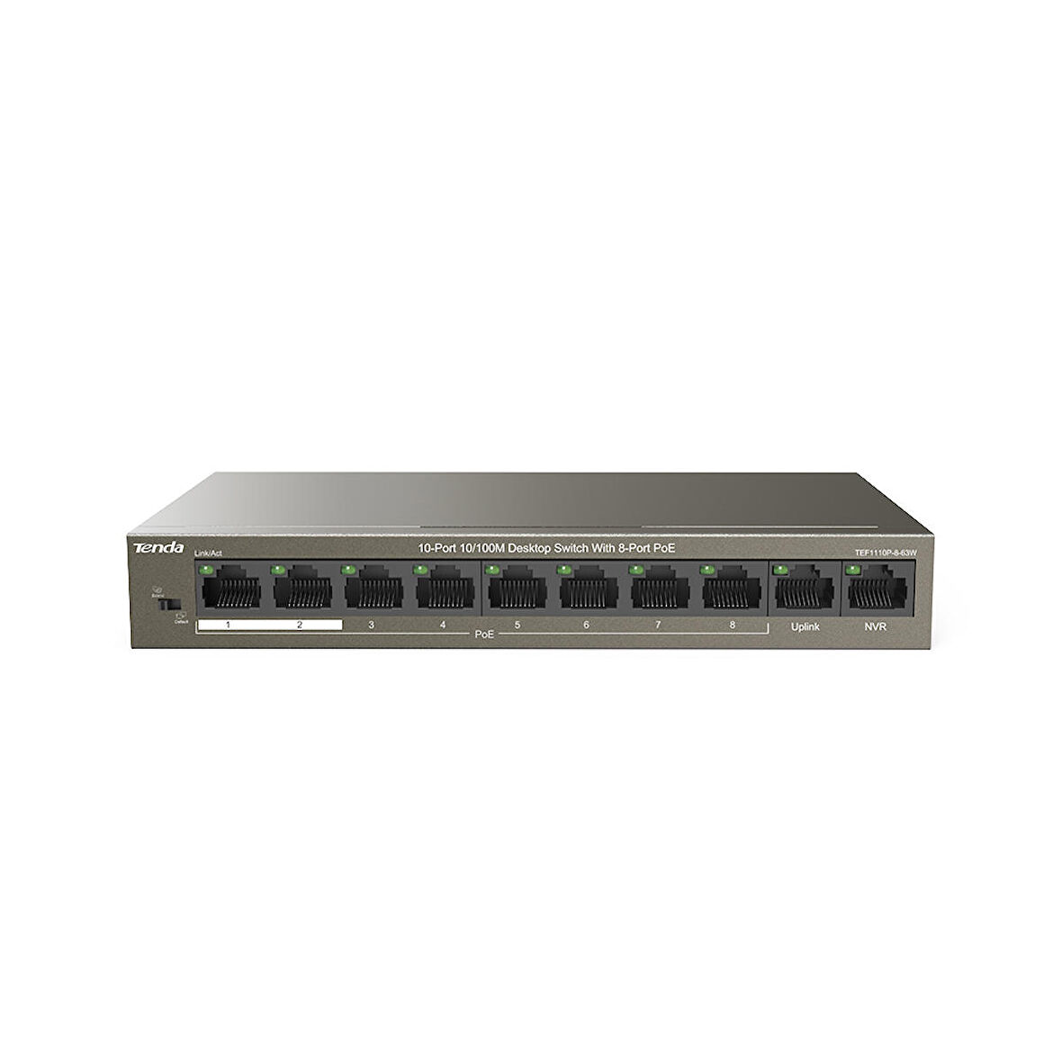 Tenda TEF1110P-8-63W 10 Port 10/100 Switch