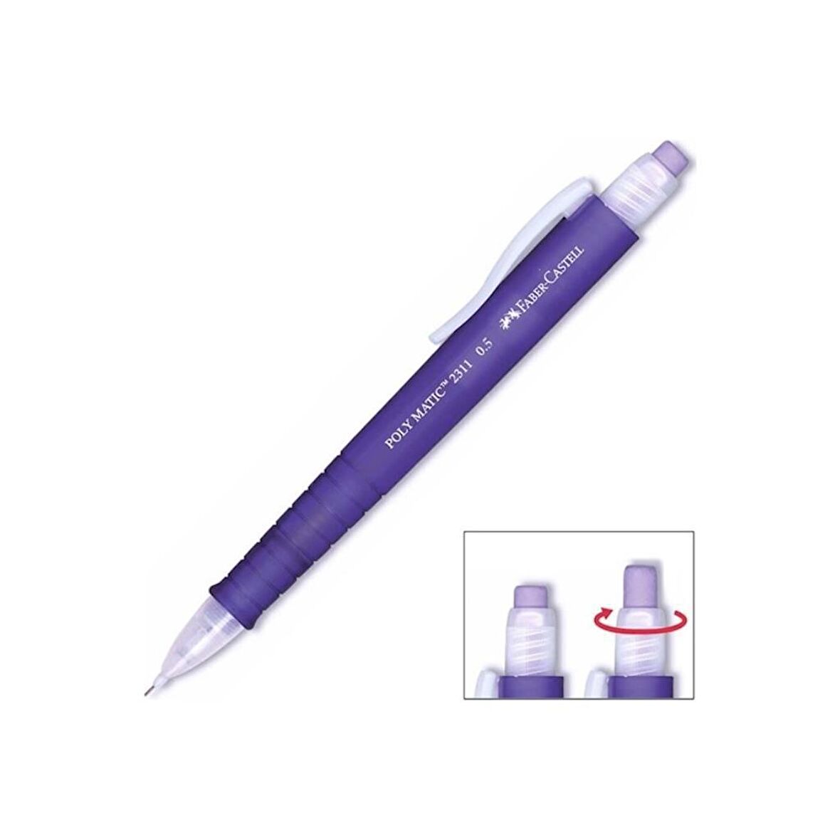 Faber-Castell Poly Matic Mor 0.7 mm Versatil Kalem 231236