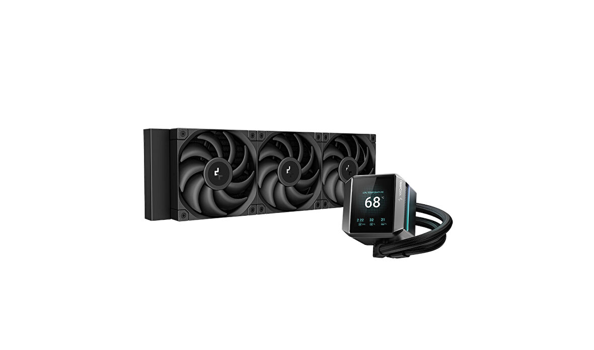 DeepCool MYSTIQUE LCD Ekranlı 360 mm İşlemci Sıvı Soğutucu