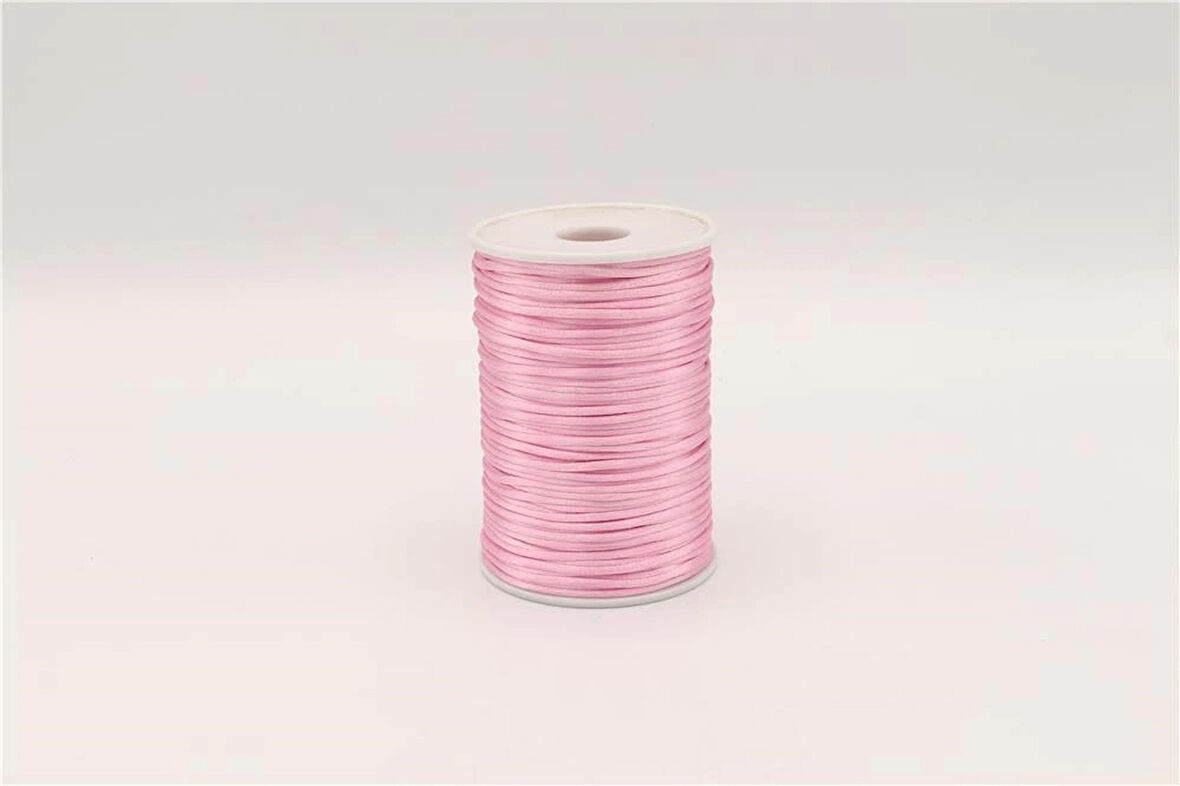 Sıçan Kuyruğu İp 2 mm Pembe 90 mt