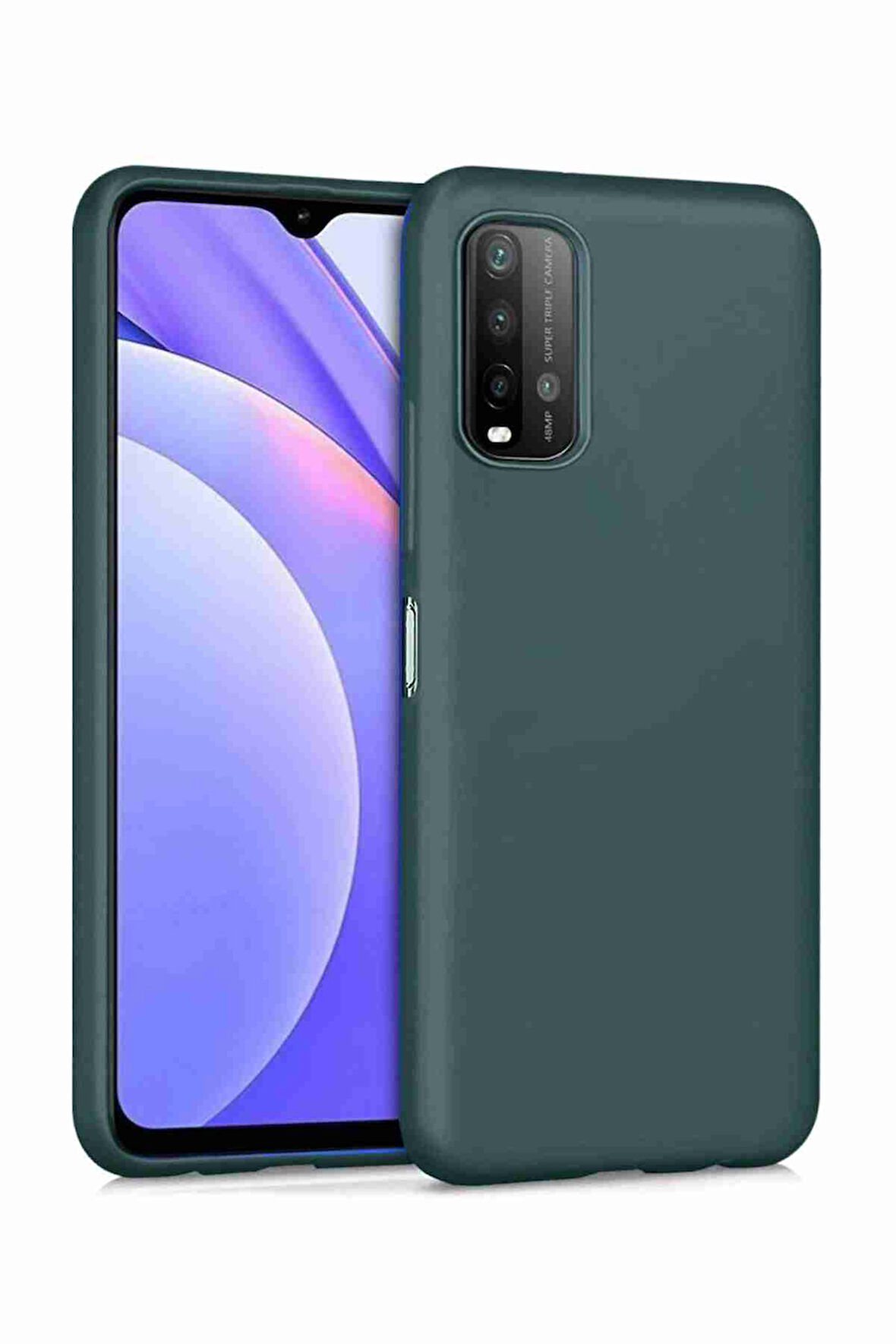 Redmi 9T Uyumlu Nano İçi Kadife Silikon Fuchsia Telefon Kılıfı