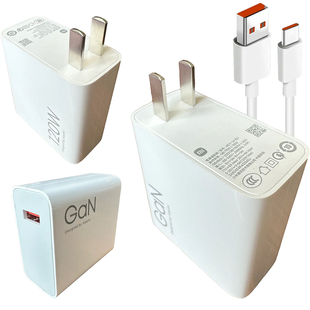 GAN 120 WATT ŞARJ ALETİ ORJİNAL XİAOMİ KUTU ÇIKMASI