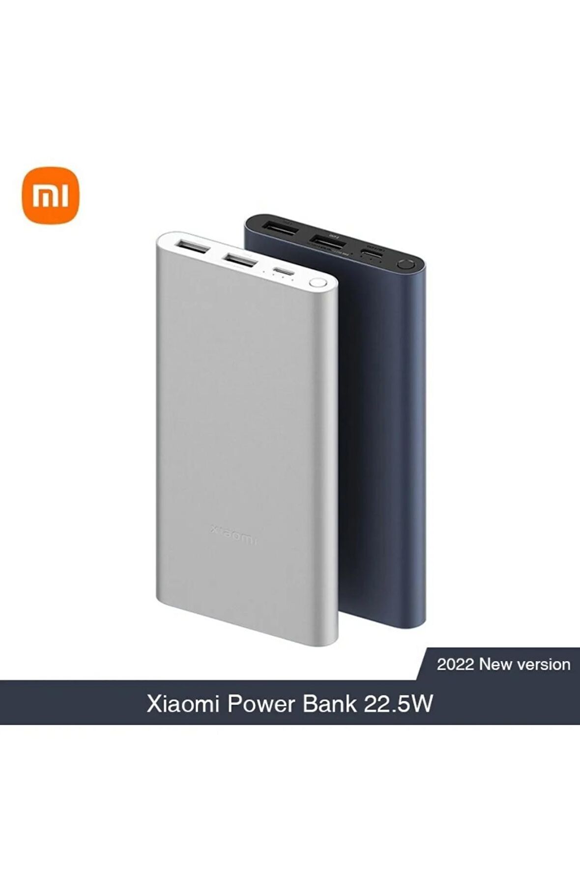 Xiaomi 22.5 W 10000 mAh Hızlı Şarj Powerbank Beyaz 