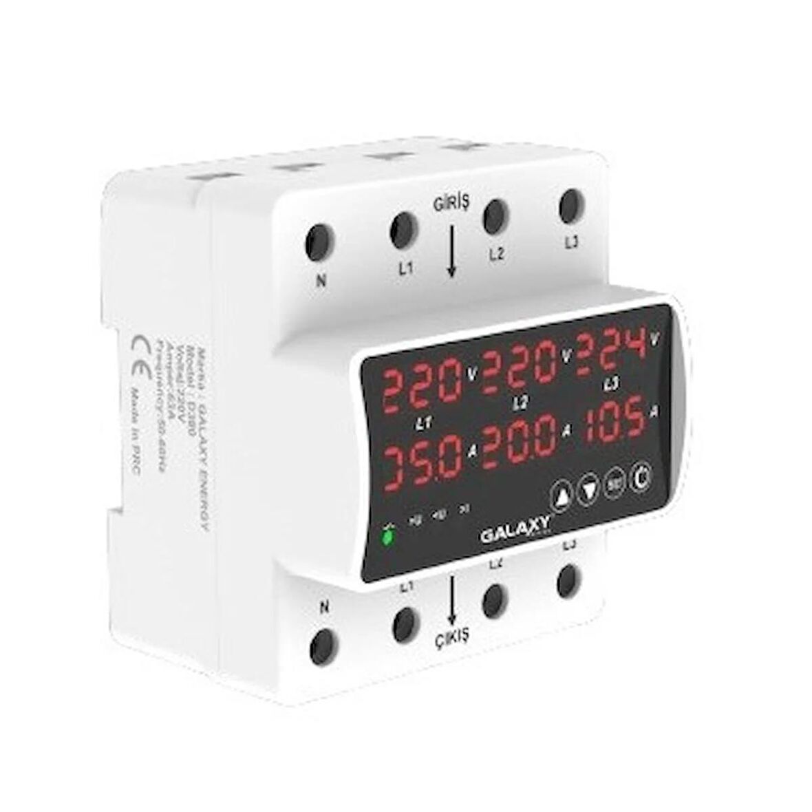 Galaxy Energy D380 Profesyonel Trifaze Kontrol Cihazı