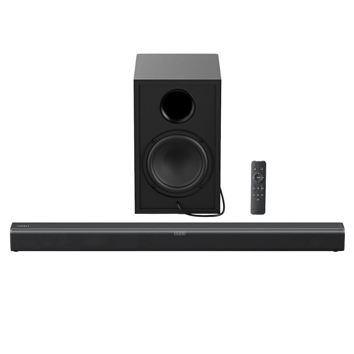 Tribit S1 Soundbar ve Subwoofer 2.1 Kanal 200W Hoparlör 4EQ Modu, BT 5.4, USB, HDMI, AUX Bts61