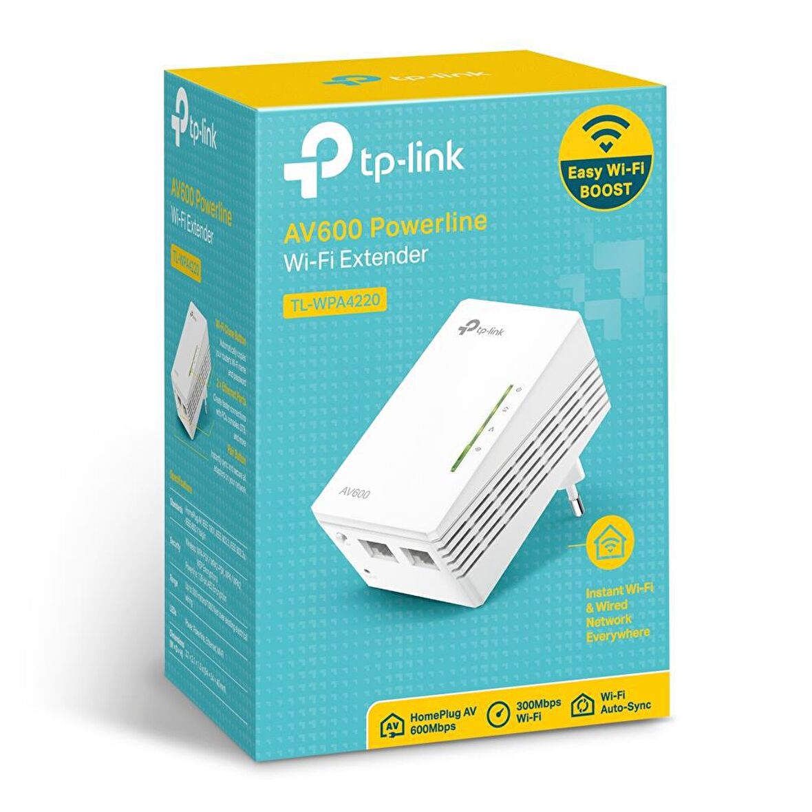 TP-Link TL-WPA4220 Powerline Adaptör (Tekli)