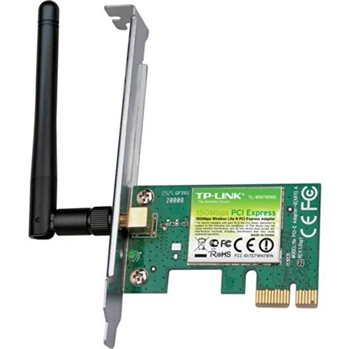 TP-Link TL-WN781ND 150Mbps KABLOSUZ PCI EXP ADAPTÖR