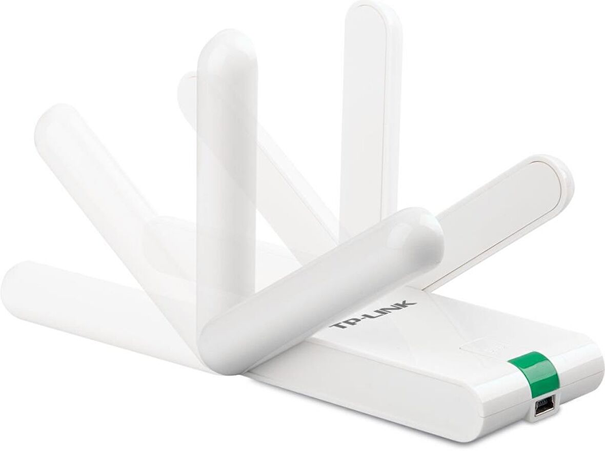 TP-LINK TL-WN822N 300 Mbps N Kablosuz 2x3dBi Antenli USB Uzatma Kablolu Yüksek Kazanımlı USB Adaptör