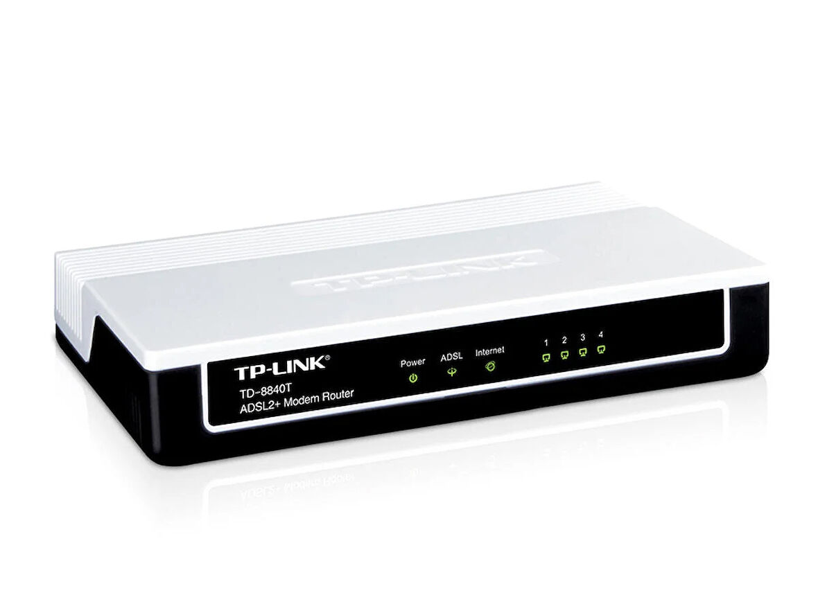 TP-Link TD-8840T 4 Port 24 Mbps ADSL2+ Modem