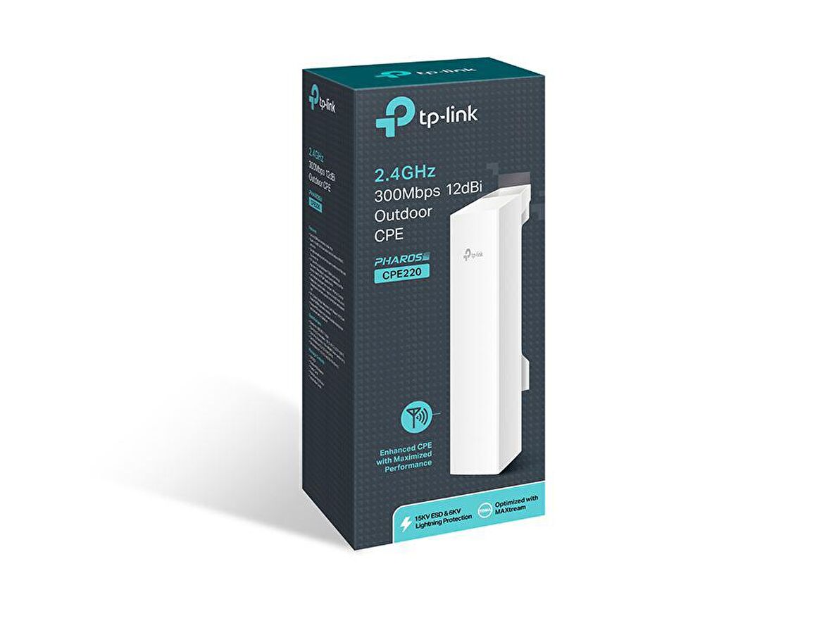 TP-LINK  CPE220 DIŞ ORTAM A. P 2.4 GHz,300Mbps,