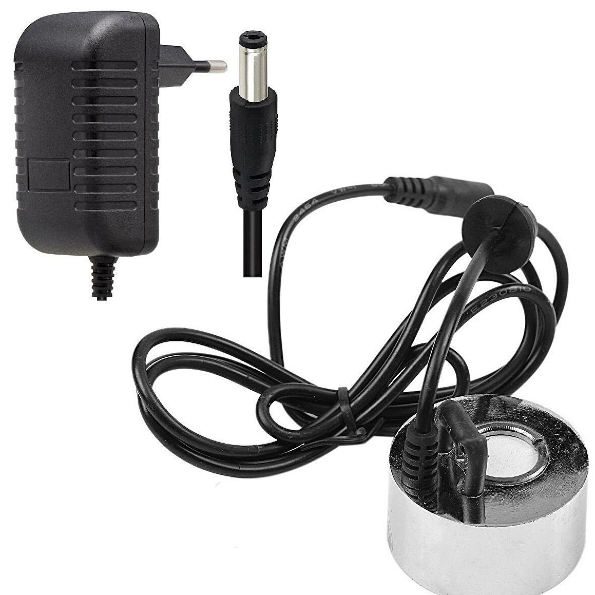 45mm Büyük AC/DC Metal Soğuk Buhar Üreteci, Kuluçka Nem Nozulu 24v+Adaptör