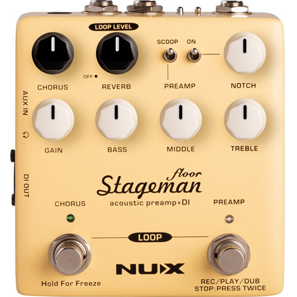 Nux NAP-5 Stageman Akustik Enstruman Preamp & DI Box
