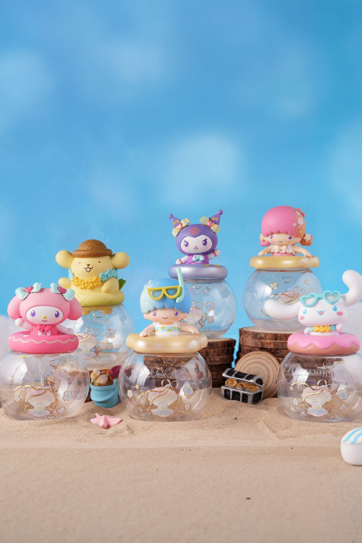 Sanrio Lisanslı İnci Saklama Hazinesi: Sürpriz Figürlü Kutu Blind Box