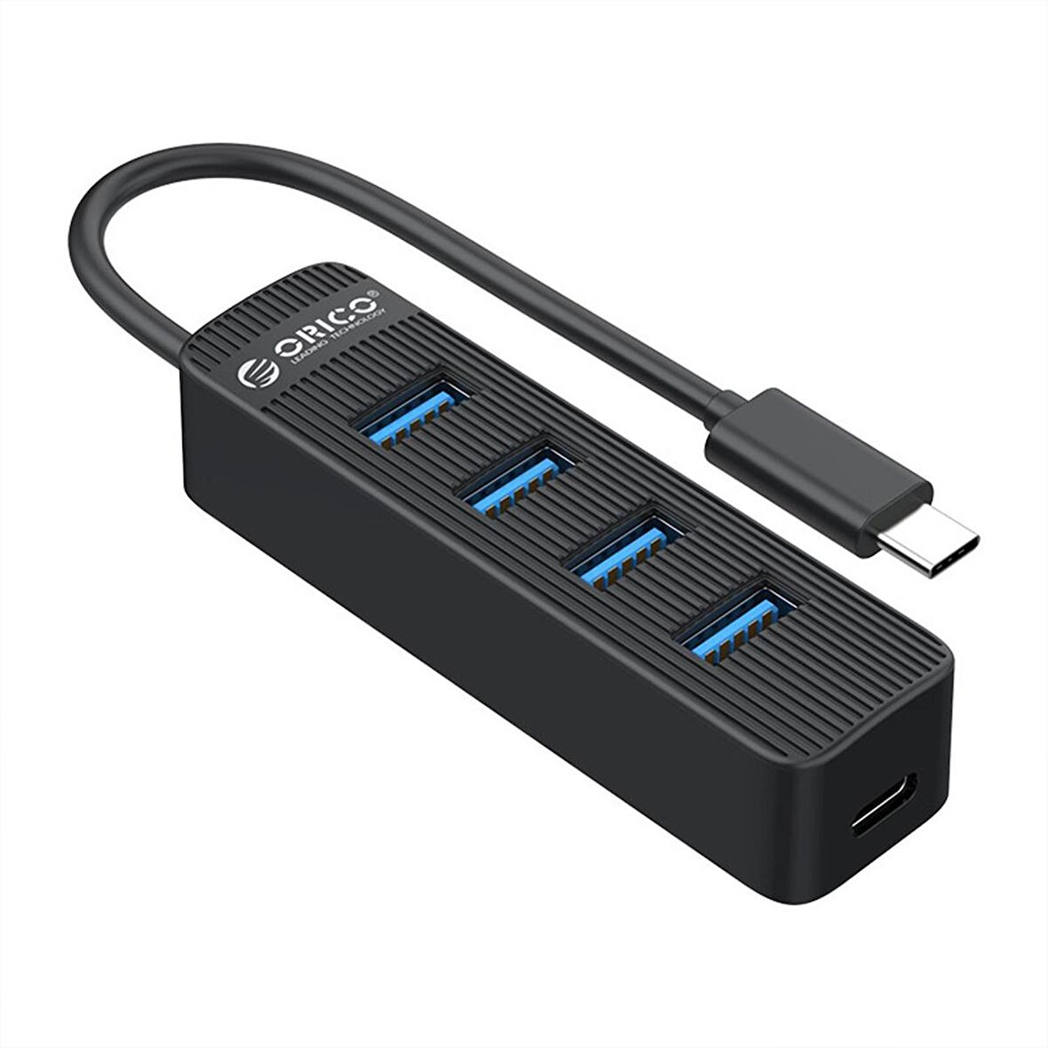 ORICO Type-C to USB 3.0 4 Portlu USB Çoklayıcı Hub Siyah