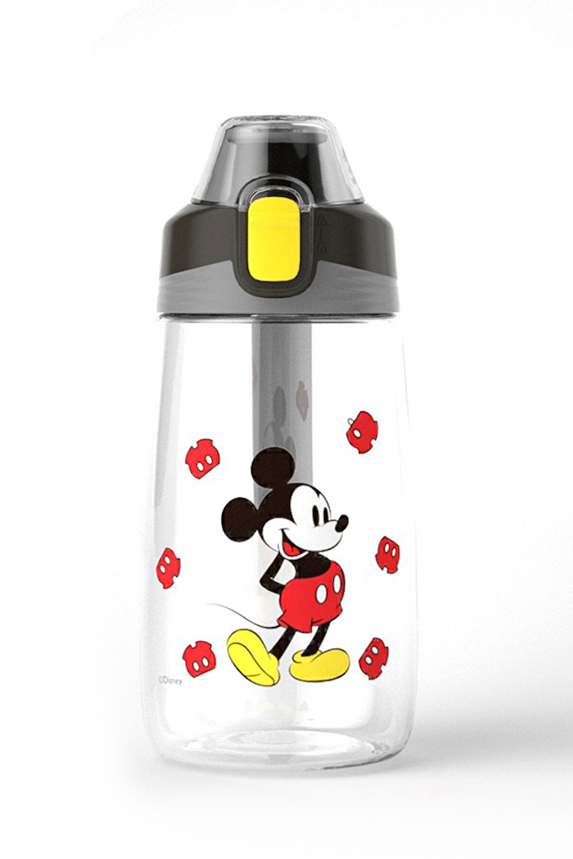 Disney Mickey Mouse Lisanslı Silikon Tutacaklı Tritan Suluk (500ml)