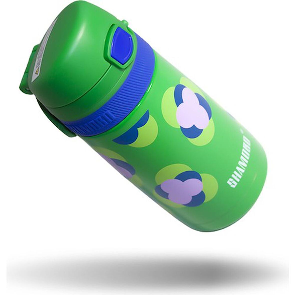 SHAMOBO 350 ML PİPETLİ ÇELİK MATARA YEŞİL