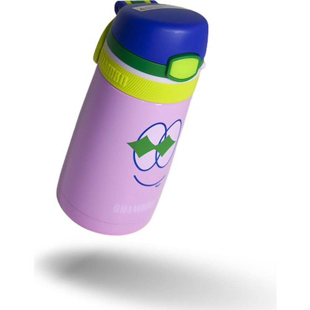 SHAMOBO 350 ML PİPETLİ ÇELİK MATARA PEMBE