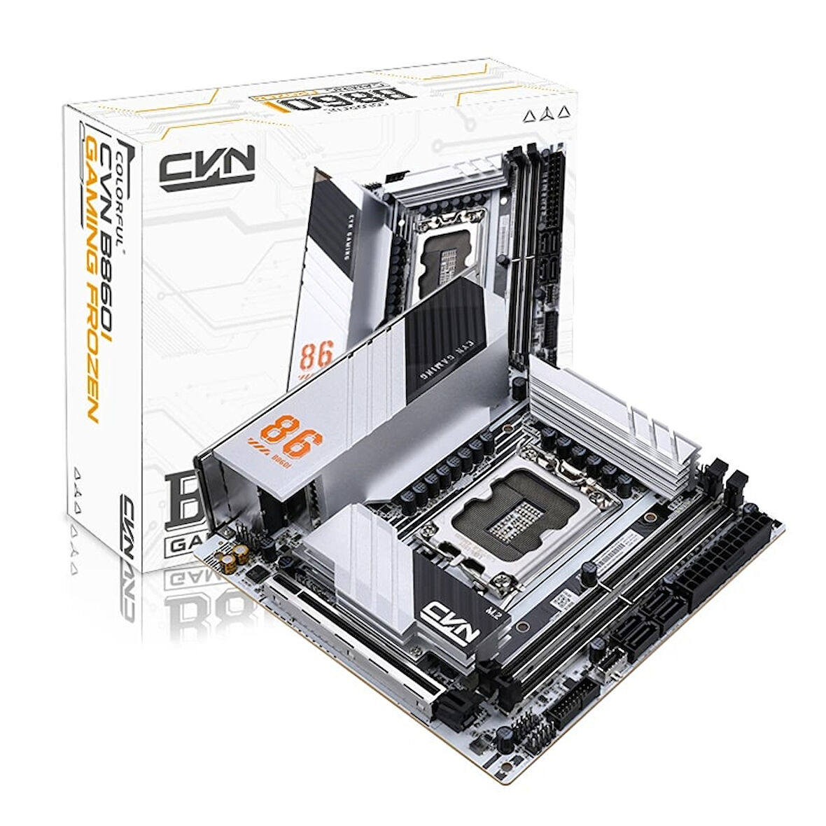COLORFUL CVN B860I GAMING FROZEN V20 DDR5 8800MHz ITX Gaming (Oyuncu) Anakart
