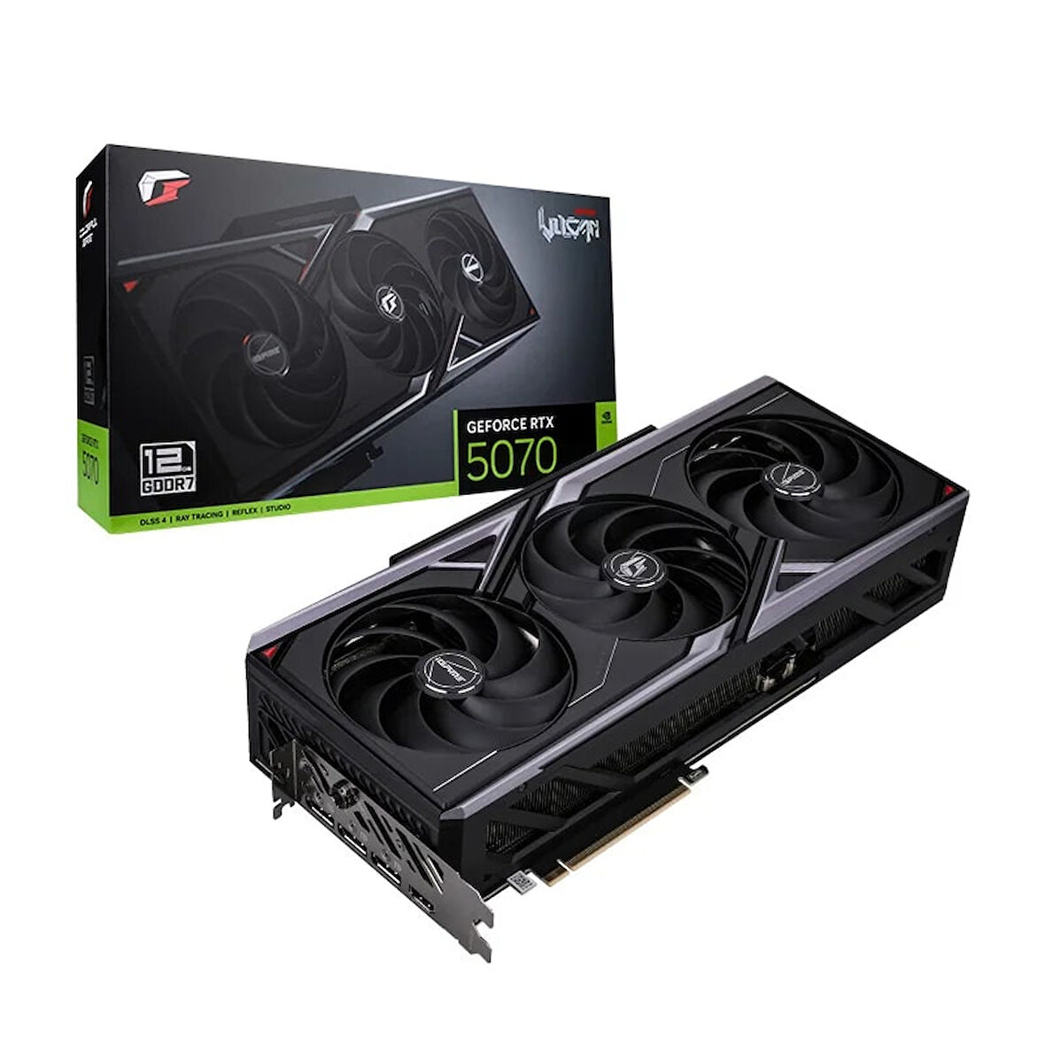 COLORFUL iGame GeForce RTX 5070 Vulcan OC GDDR7 192Bit (OC 12GB-V) 12GB Gaming (Oyuncu) Ekran Kartı 