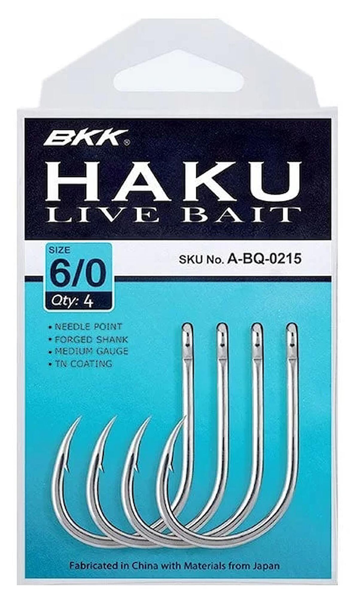 BKK Haku Livebait İğne BKK-4-0 5 Pcs