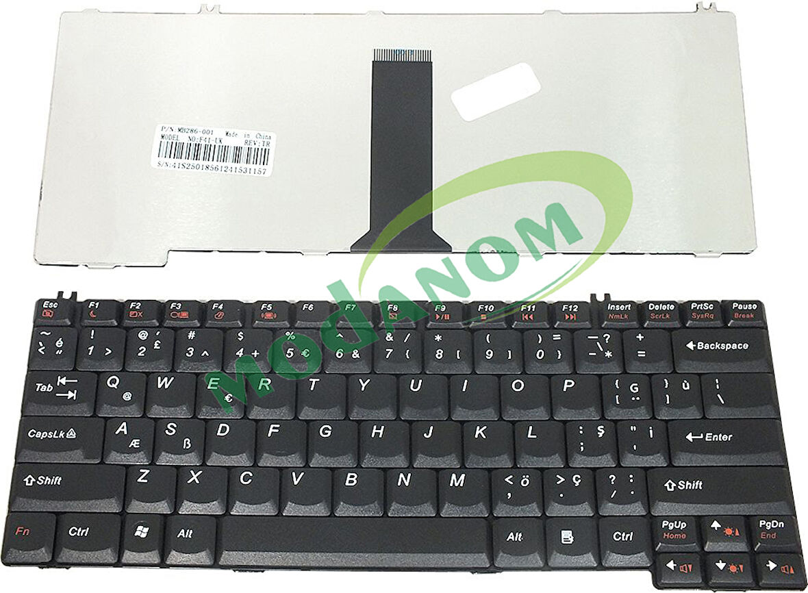 Ibm Lenovo 3000 N100 N200 N500 G530 Y530 Y710 Y730 V200 Klavye TR