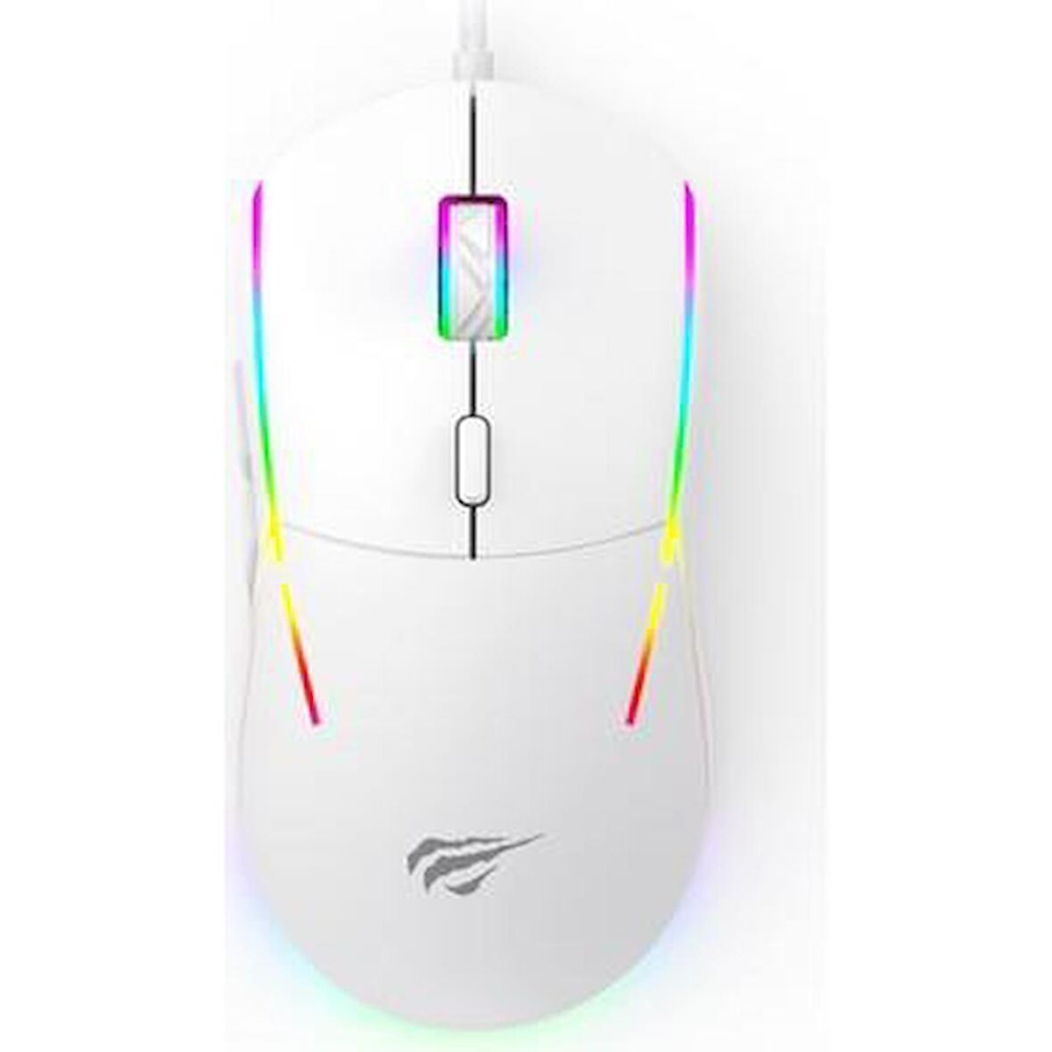 Havit Gamenote MS961 RGB Gaming Makrolu Oyuncu Mouse Beyaz