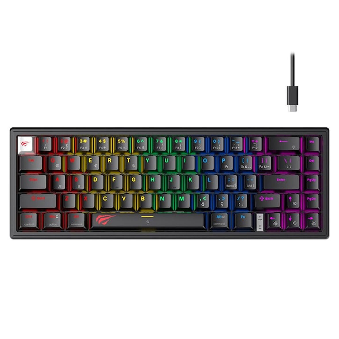 Havit Gamenote KB874L Mekanik Gaming %60 Siyah Klavye