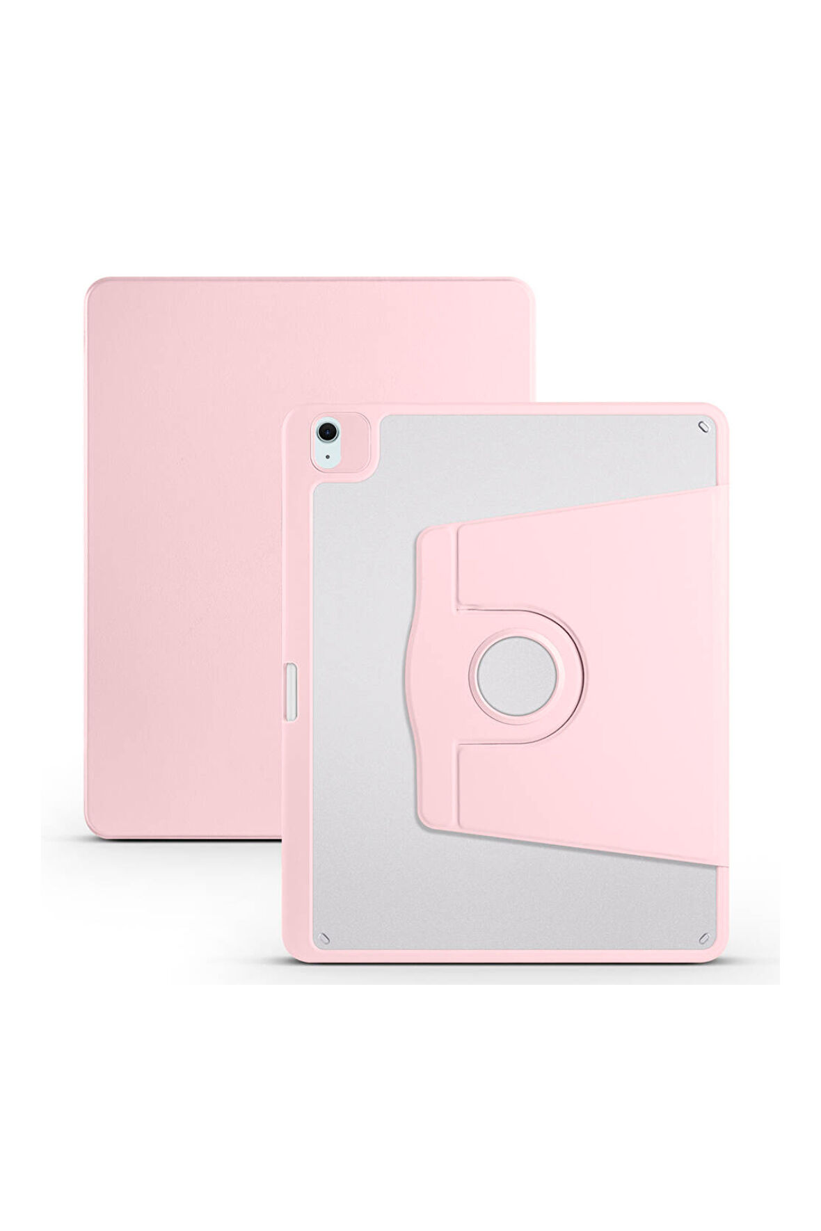iPad Pro 11 inç 2024 M4 Çipli 360 Derece Dönebilen Standlı Pino iPad Tablet Kılıfı