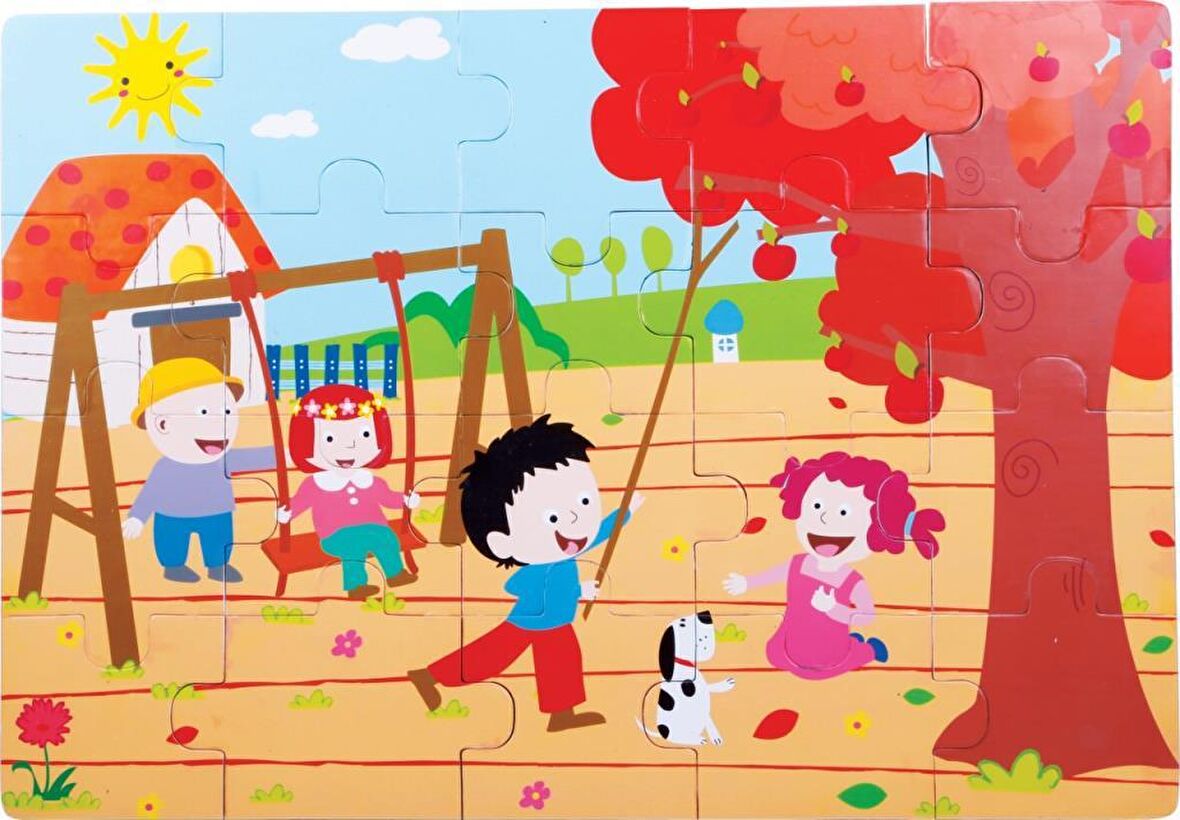 Oscar Sonbahar Ahşap Yer Puzzle