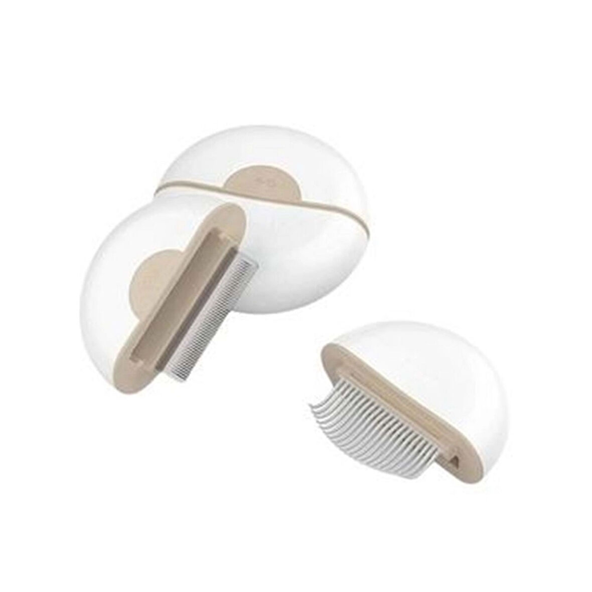 Kedi Köpek Tüy Toplayıcı 2’li Tarak Seti, Çift Taraflı Evcil Hayvan Tüy Bakım Fırçası