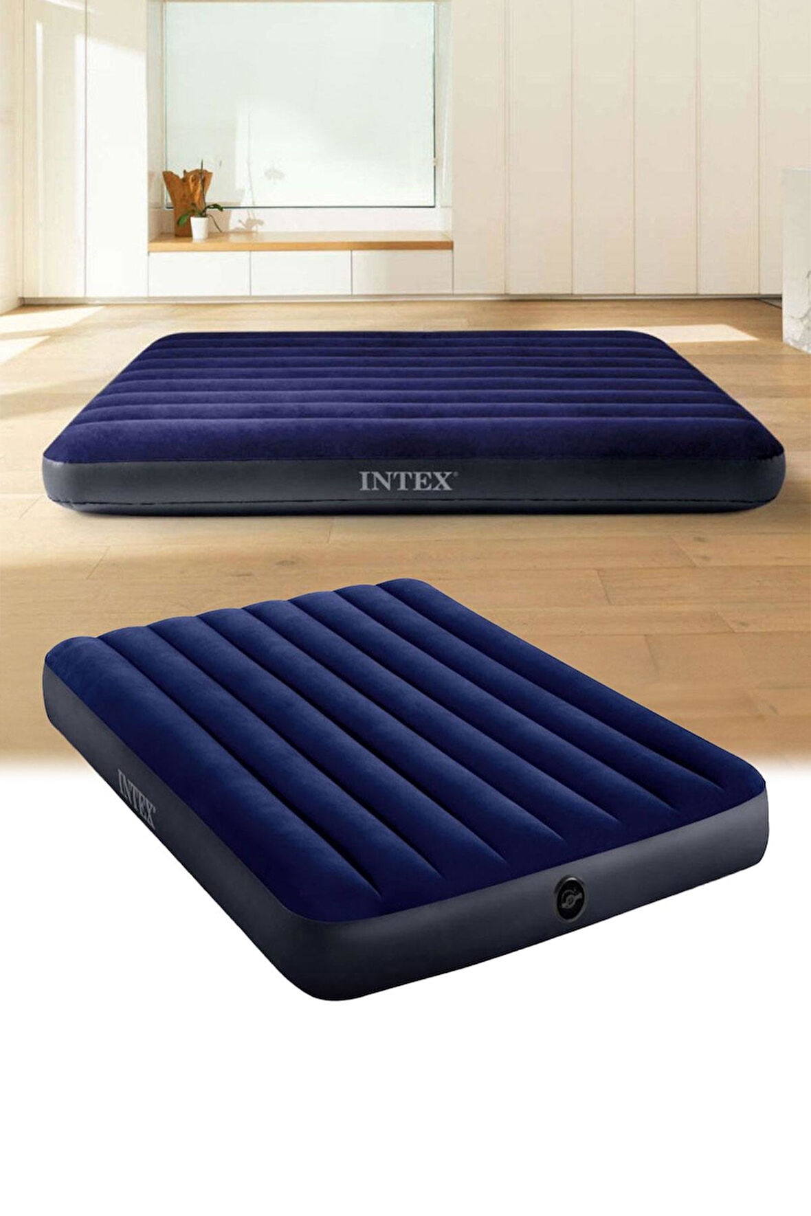 Intex IKY64758 Çift Kişilik Şişme Yatak 137x191x25cm