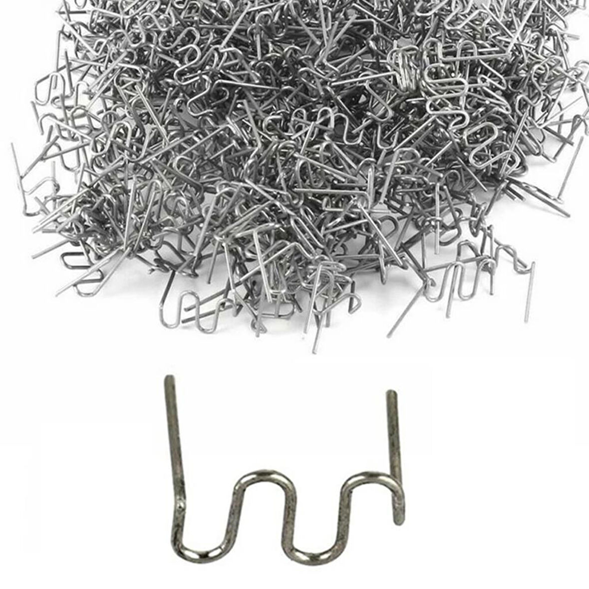 Schulzz 100 Adet 0.8mm Tampon Plastik Parça Tamir İçin Zımba Teli