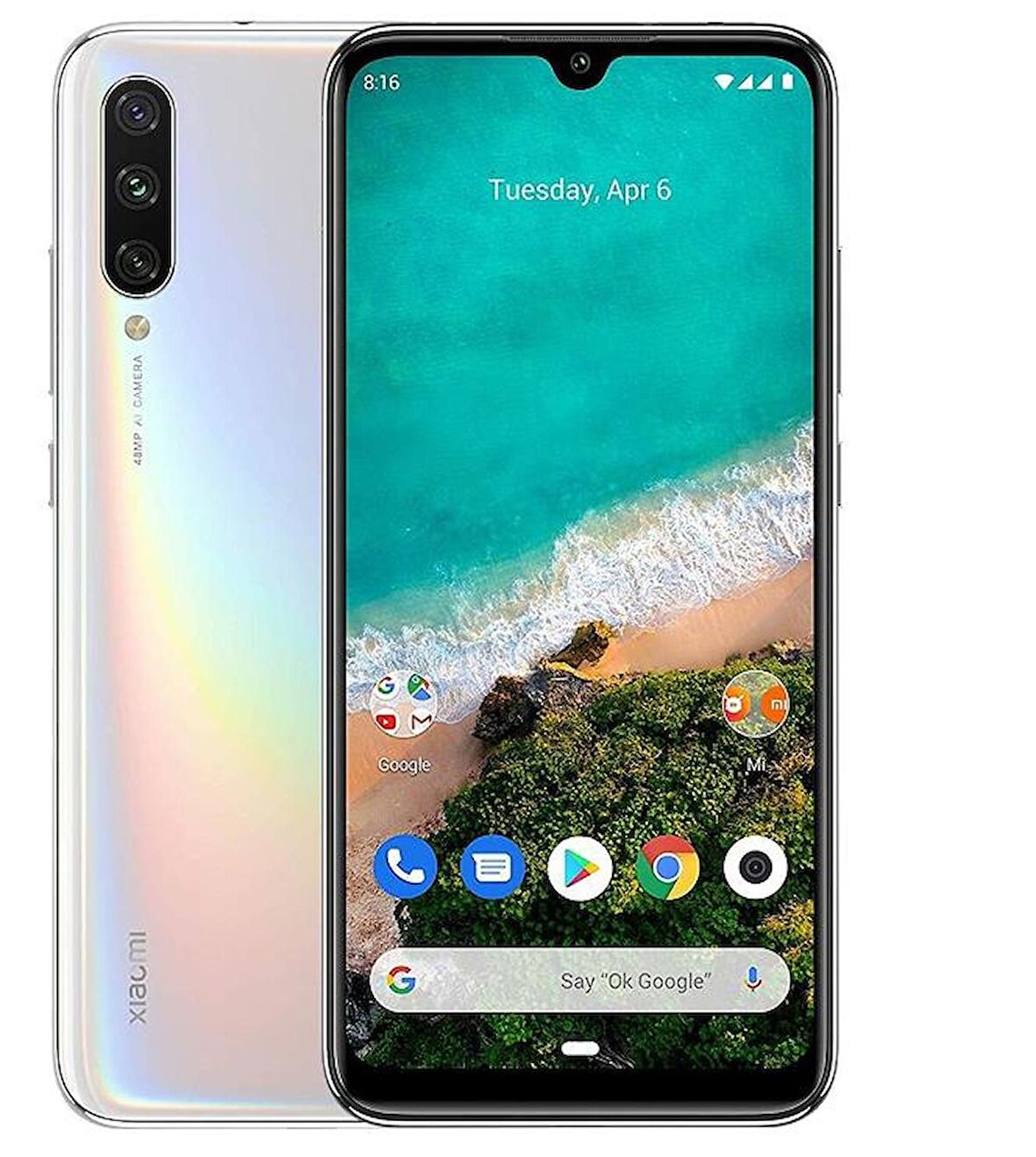 Yenilenmiş Xiaomi Mi A3 4/64 GB Beyaz (Outlet) (2 Yıl Garantili)