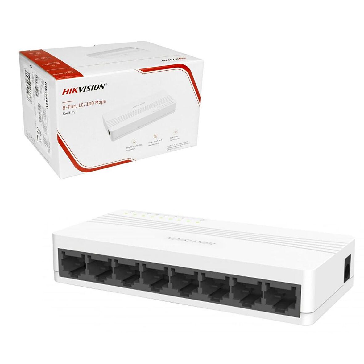 Hikvision DS-3E0108D-E Switch 8 PORT10/100MBPS