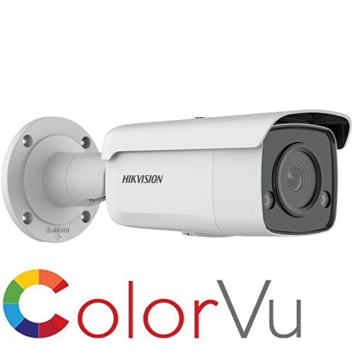 HAIKON (DS-2CD2T47G2-L) 4MP 4MM CMOS BLC, HLC, 3D DNRL COLORVU FIXED IR BULLET KAMERA-60MT. H265+