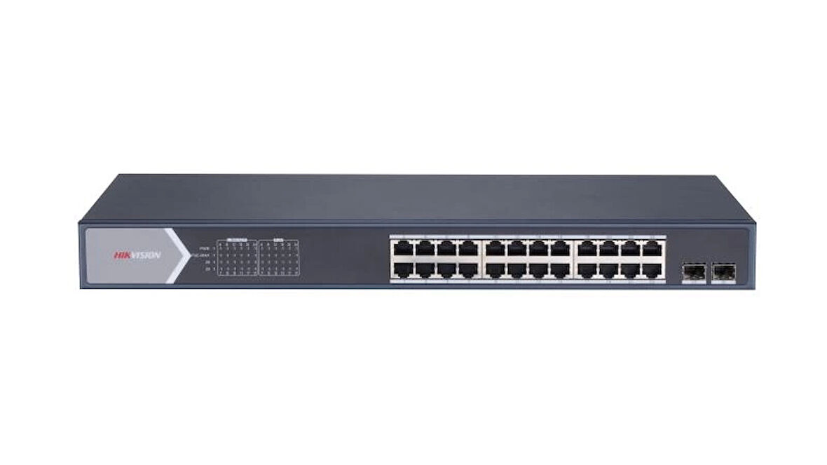 TEKNOTEG - HIKVISION DS-3E1526P-SI 24XGE+2XGE/SFP 370W F.GİGABİT POE SWİTCH