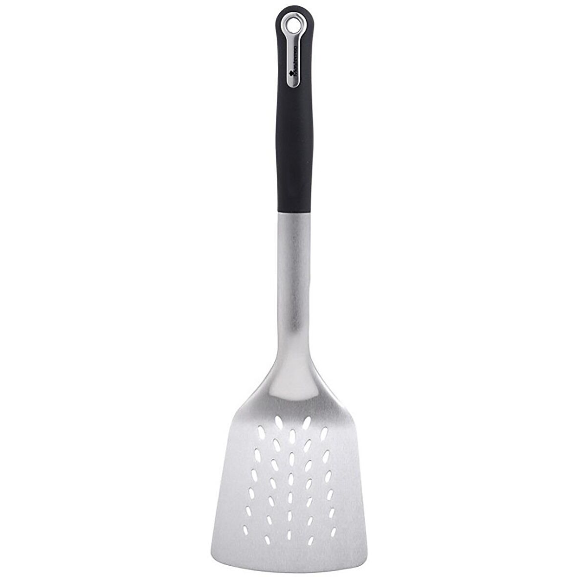 MasterPro 4859 Foodies Collection serisi Paslanmaz Çelik Oluklu Spatula,33,6x9,5x4,6 cm,PBT materyal